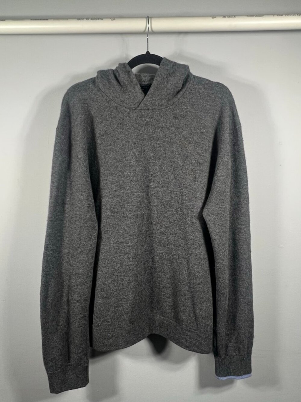 Greyson Koko Hoodie Mens XL Cashmere Wool Pullover Midweight Stretch Casual